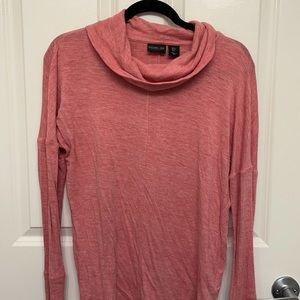 Pink pullover shirt
